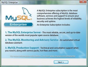 mysql setup