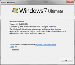 Windows 7 build 7100 RC