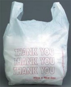 полиэтиленовый пакет из супермаркета