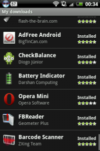 Google Market на HTC HERO